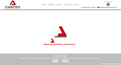 Desktop Screenshot of casferconstrucciones.com